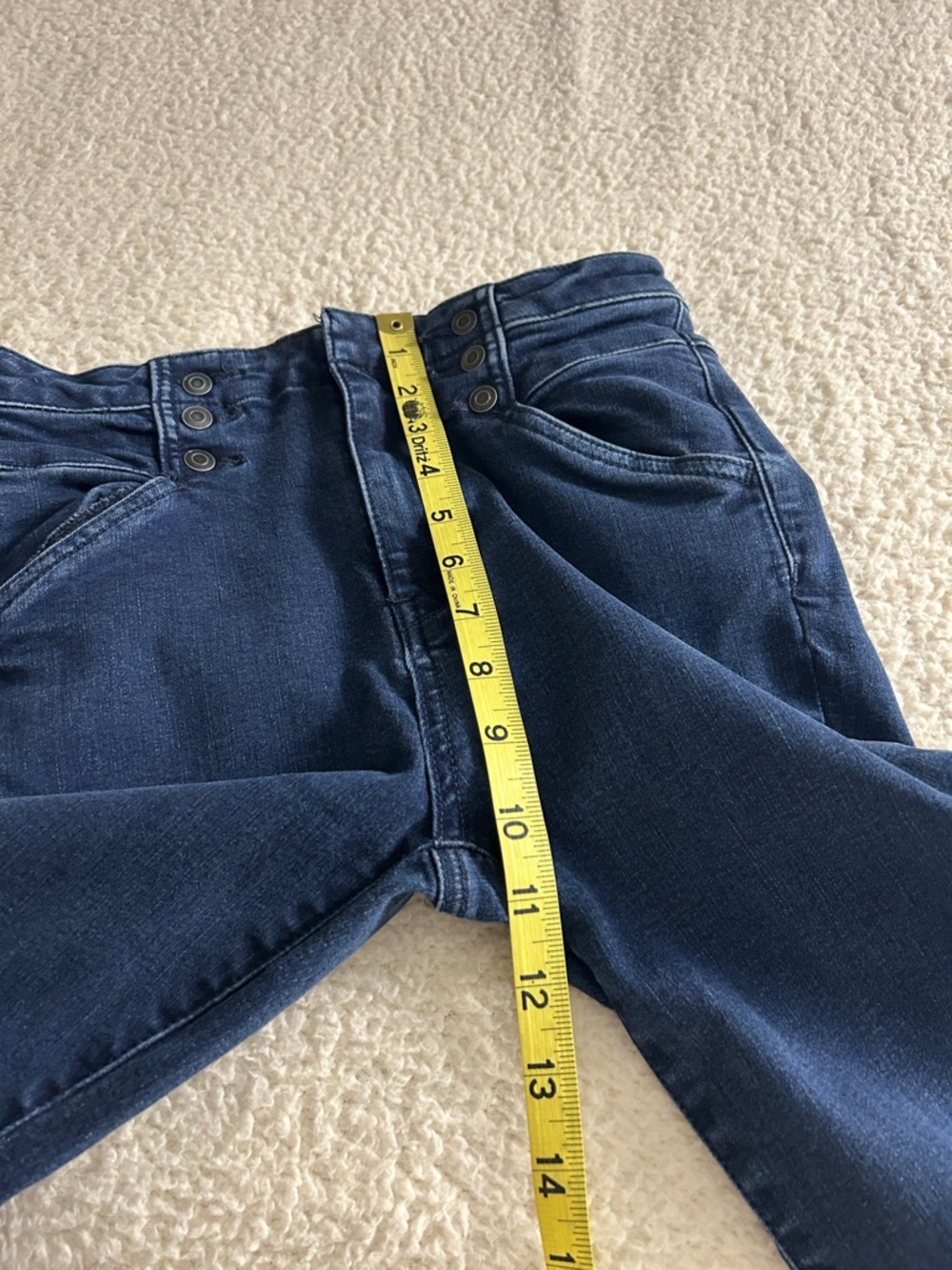 Free People Maddox Stretch Flare Jeans Size 26 - Picture 9 of 11